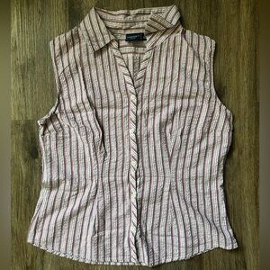 Sonoma Life + Style Petite Striped Shirt